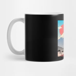 Ikigai in Mt. Fuji Back Print Mug